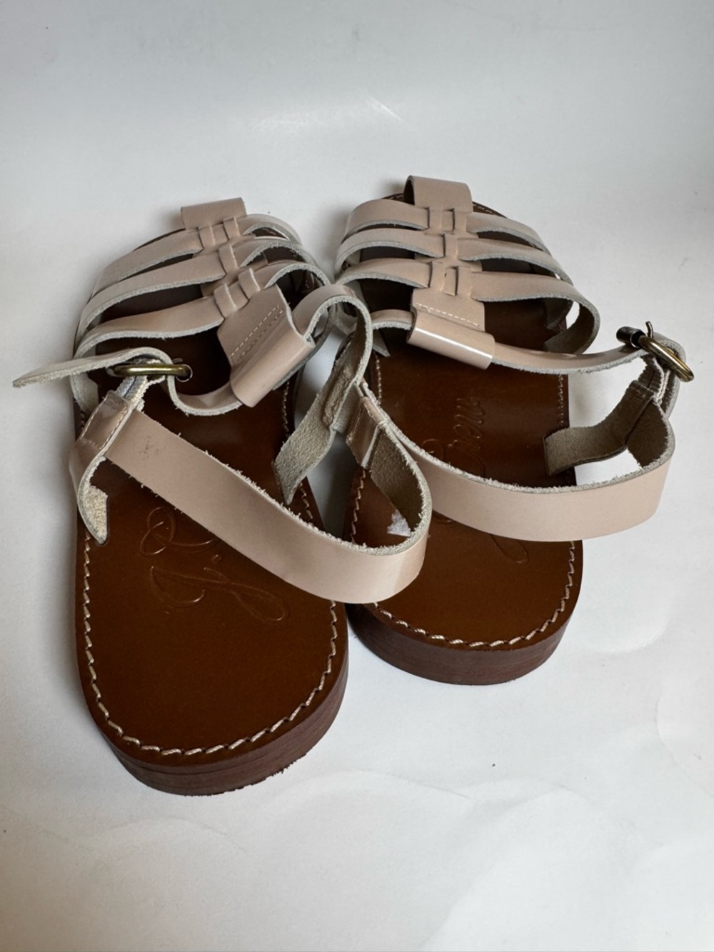 J.Crew Italian Fisherman Sandals in Shiny Spazzolato Leather - Picture 6 of 7